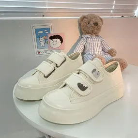Advbridge Spring Autumn New Japanese Lolita Women Sneakers White Platform Kawaii Canvas Shoes Vulcanize Fashion Running Tennis