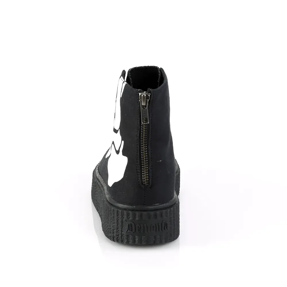 DEMONIA Unisex Gothic High-Top Platform Sneakers