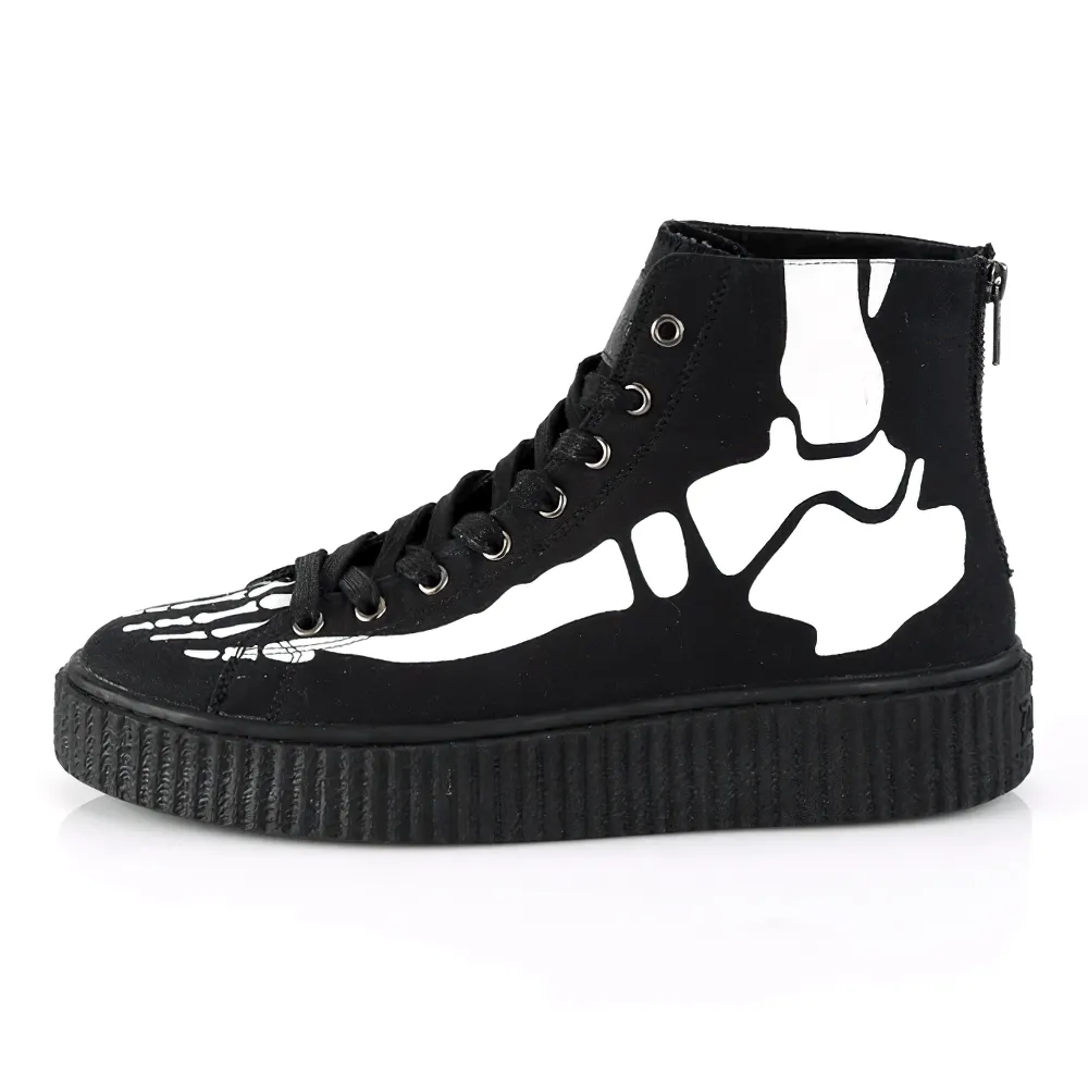 DEMONIA Unisex Gothic High-Top Platform Sneakers