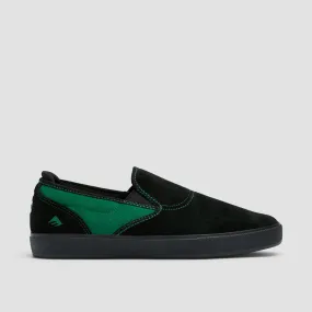 Emerica Wino G6 Cup Slip On Shoes Black/Green