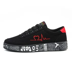 Fashion Breathable Unisex Vulcanized Sneakers / Lace-up Casual Shoes for Men and Women