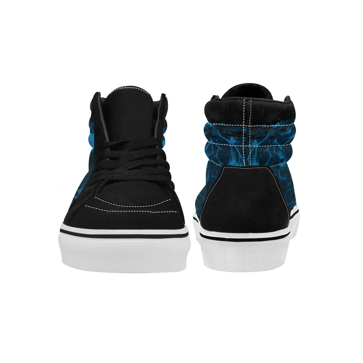 Screaming Skull Suede Hi-Tops