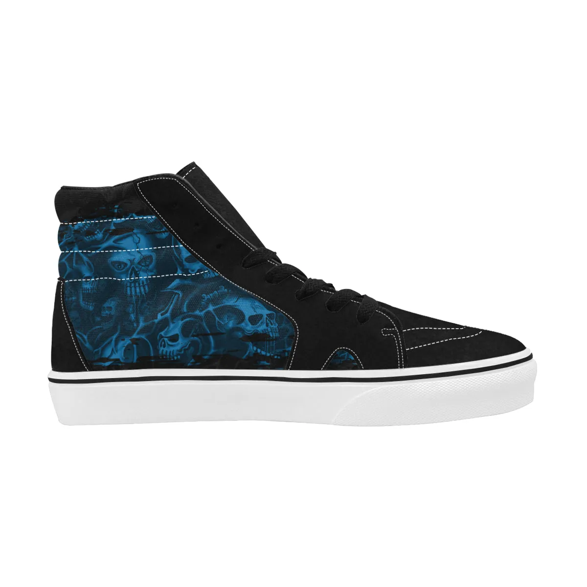 Screaming Skull Suede Hi-Tops