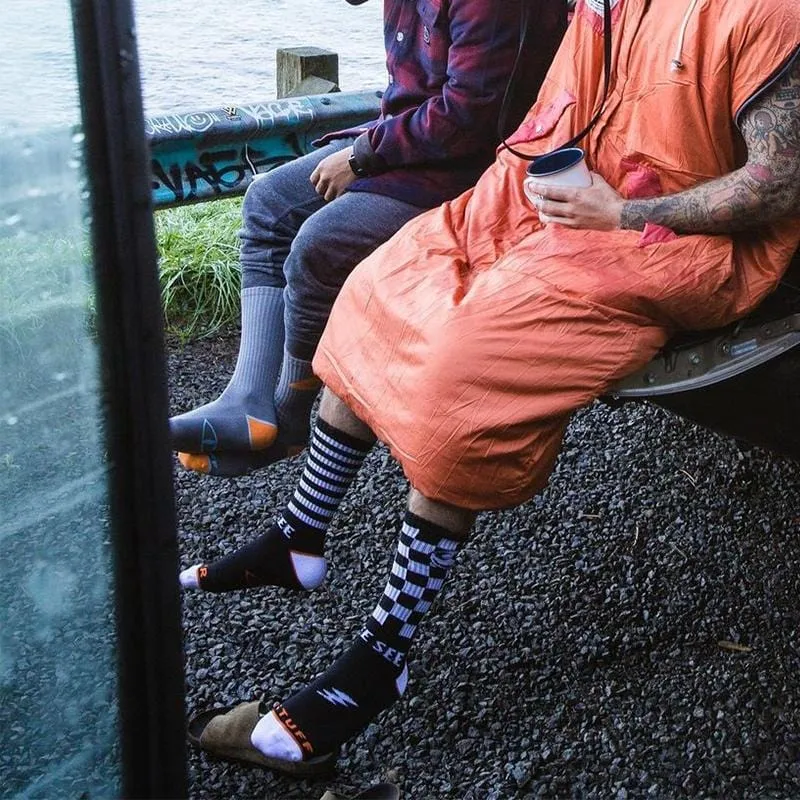 See See x Poler Motor coffee Socks