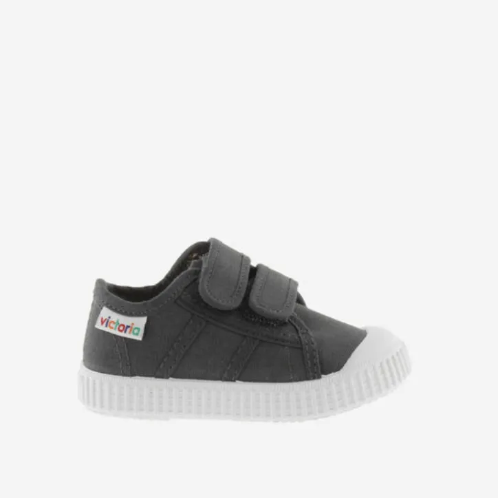 VICTORIA Canvas Shoes Antracita