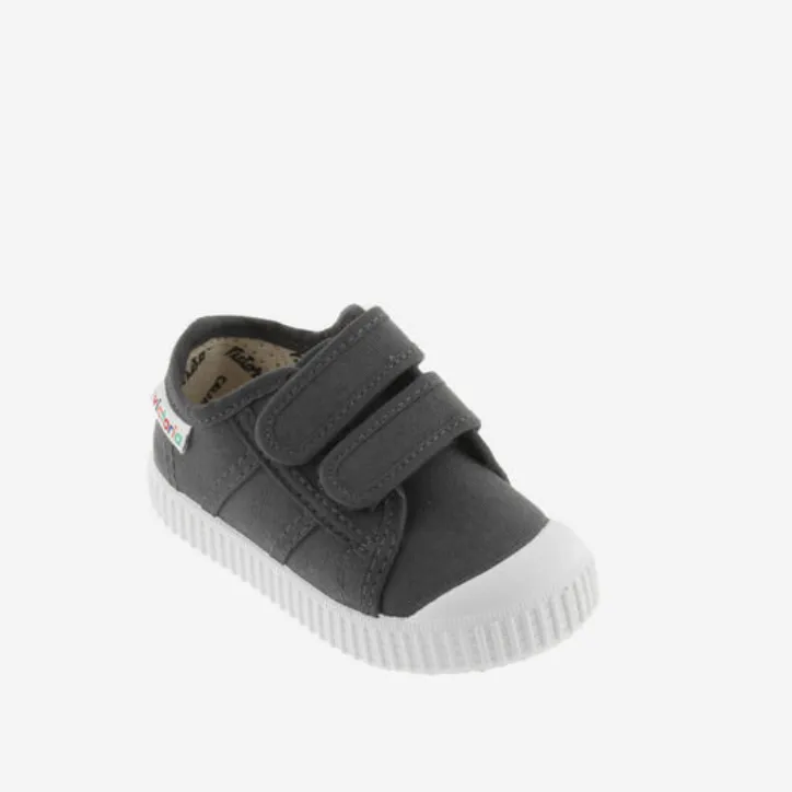 VICTORIA Canvas Shoes Antracita